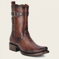 Cuadra Men's Hand-Painted Brown Leather Urban Boot