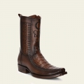 Cuadra Men's Brown Exotic Leather Cowboy Boot