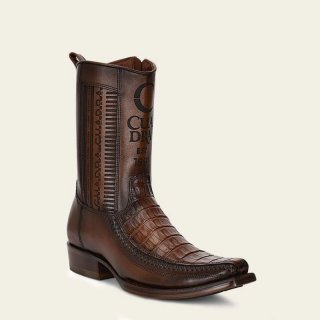Cuadra Men's Brown Exotic Leather Cowboy Boot