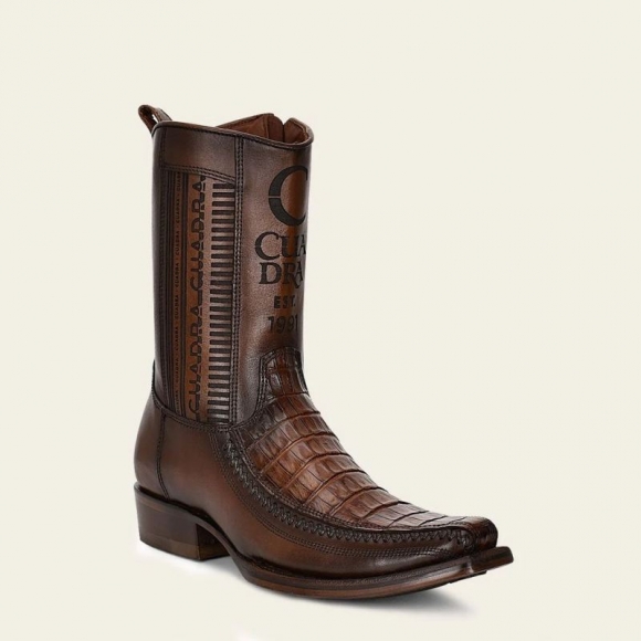 Cuadra Men's Brown Exotic Leather Cowboy Boot