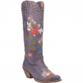 DINGO WOMEN'S POPPY LEATHER BOOT-LAVENDER | CANADA OUTLET