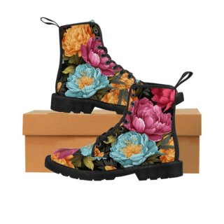 Men's Floral Canvas Boots Comfortable and Stylish | Canada
