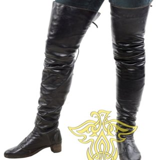 Men's High Boots Pirate Boots Boots Musketeers Cosplay LARP | Canada