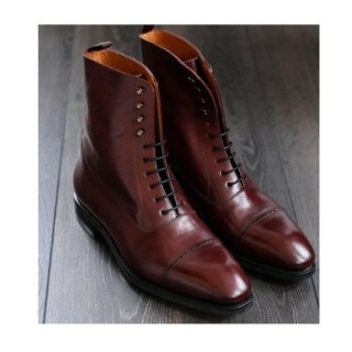 Men's Handmade Burgundy Color Lace up Boots Leather Ankle | Canada