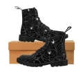 Women's Halloween Boots Spiderweb Canvas Boot Gift | Canada