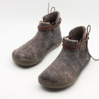 Women's Handmade Felted Wool Ankle Boots Rubber Soles Outdoor | Canada