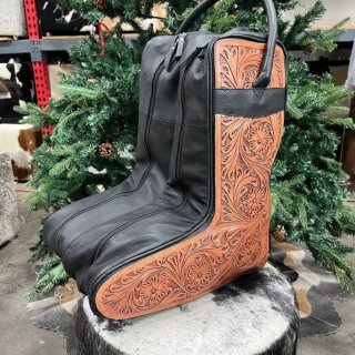 Men's Tooled Leather Boot Bag | Canada