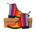 Men's Pastel Rainbow Canvas Boots | Canada