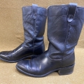 Men's Texas Roper Cowboy Western Black Leather Boots Style | Canada