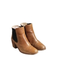 Women's Boden Vintage Leather/suede Elastic Ankle Boots Stretch Pull | Canada