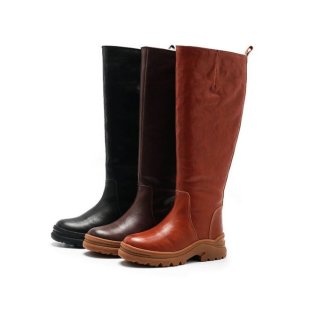 Women's Dwarves Leather Knee High Boots Snow Boots Have Fleece Lined | Canada