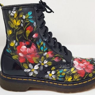 Women's Hand Painted Vintage Dr. Martens Kln | Canada