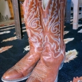 Men's EXCELLENT JUSTIN COWBOY Boots 1/2 Apache Bay Quality | Canada