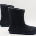 Women's Handmade Felted Wool Slouchy Boots Water Repellent | Canada