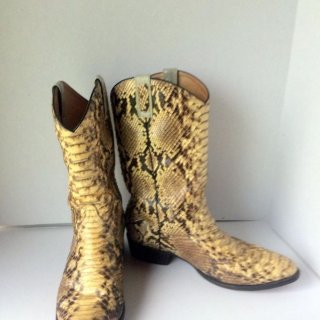 Men's Genuine Snakeskin Vintage Boots sz 11 D Handmade Snakeskin | Canada