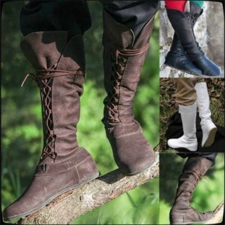 Women's Medieval Renaissance Viking Boots Steampunk Vintage Pirate | Canada