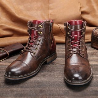 Men's Handmade Boots Leather Boots Handcrafted Leather | Canada