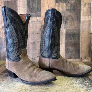 Men's Larry Mahan Vtg Suede Cowboy Boots | Canada