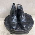 Men's Vintage Stacy Adams Black Boots Genuine SnakeM | Canada