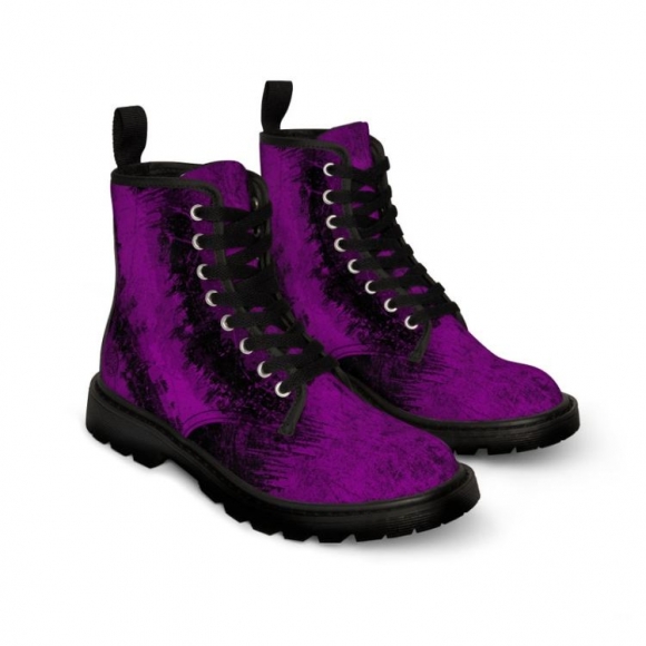 Men's Canvas Boots Pink Hardcore Street Apparel | Canada