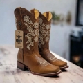 Women's COWGIRL Western Cowboy Cowgirl Square Toe Genuine | Canada