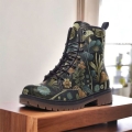 Men's Goblincore Boots Boho Dark Forest Mushrooms Combat Boot | Canada