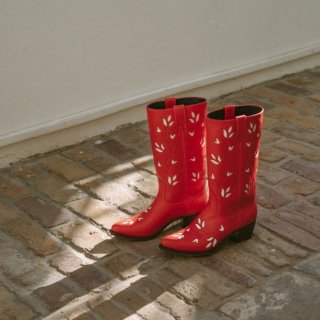 Women's Leaf Boots Red | Canada