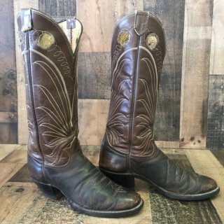 Women's Tony Lama Vtg Gold Label Buckaroo Cowboy Boots 10 B | Canada