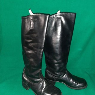 Men's Soviet Leather Chrome Boots for Officers USSR Military High | Canada