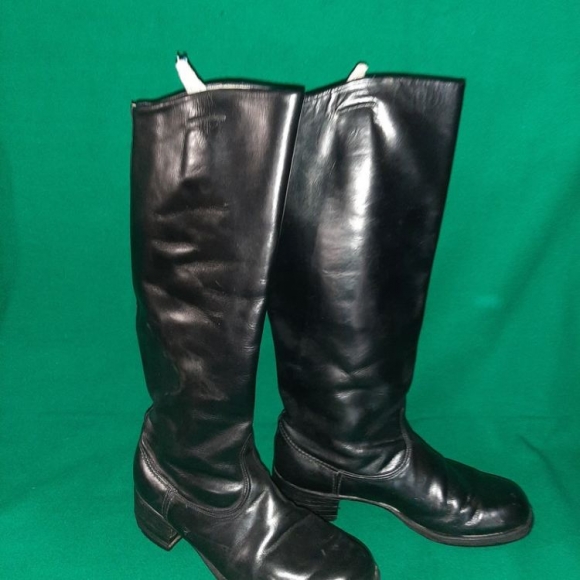 Men's Soviet Leather Chrome Boots for Officers USSR Military High | Canada