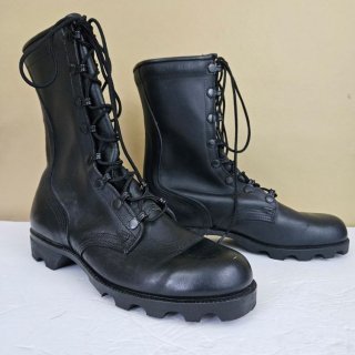 Men's R O Search Vintage Military Combat Boot Black Leather | Canada