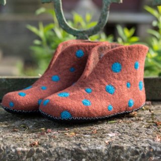 Women's Gift for Birthday Gifts for Her Brown Polka Dots Boots | Canada