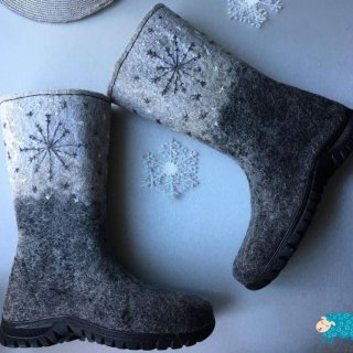 Women's Felted Boots Boots Snow Boots Winter Boots | Canada