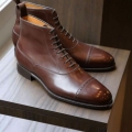 Men's Handmade Genuine Leather Lace-up Ankle Boots for's | Canada