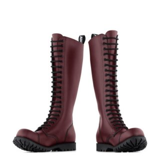 Men's NEW ADIX 1220 Boots Cherry Red Leather 20 Eyelets Steel | Canada