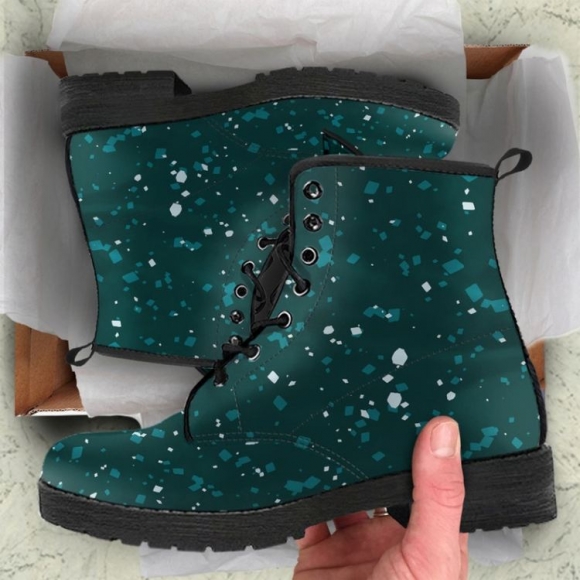 Women's Tropical Jungle Terrazzo Leather Boots Girlfriend Gifts for | Canada