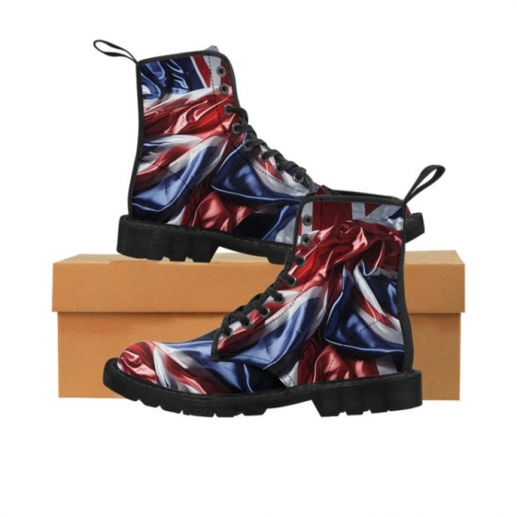 Women's Union Jack Canvas Boots | Canada