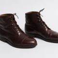 Women's 60s Vintage Woman Burgundy High Round Toe Boots | Canada