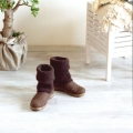 Women's Boiled Wool Shoes From Organic Wool With Rubber Soles and | Canada