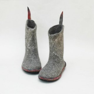 Women's Felt Boots Boots Valenki Grey Boots Handmade | Canada