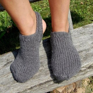 Women's Knit Toe Warmer Knitted Indoor Clogs Foot Warmers | Canada