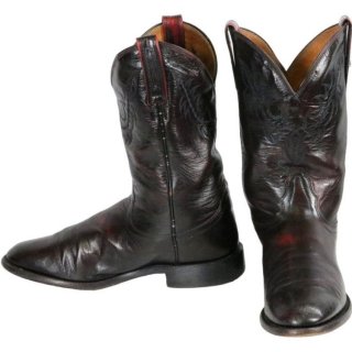 Men's Nocona Cowboy Boots 8 D Deep Oxblood Leather Red Country | Canada