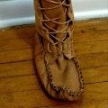 Women's Leather Moccasin Boots | Canada