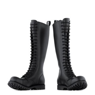 Men's NEW ADIX 1220 Boots Black 20 Eyelets Steel Cap Leather | Canada
