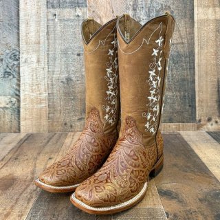 Women's Handmade Leather Floral Embroidered Boots/ Mexican Artisanal | Canada