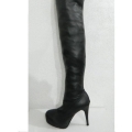 Men's Size Very Soft Lamb Leather Thigh High Stilleto Round Toe | Canada