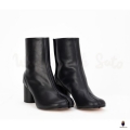 Women's Tabi Split Toe 8cm Heel Leather Boots | Canada