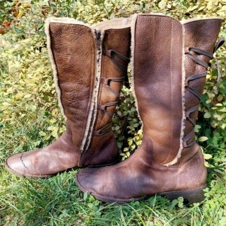 Women's Lavorazione Artigiana Lace up Boots Vintage Leather Boots | Canada
