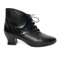 Women's 90s Black Leather Ankle Boots by St. Michael M&S. Grannys | Canada