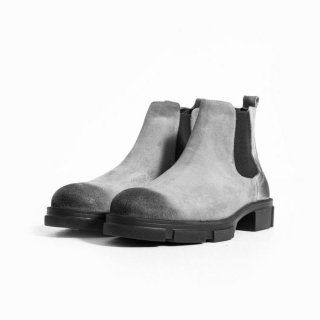 Men's Gray Chelsea Boots Suede Leather Boots Classic | Canada